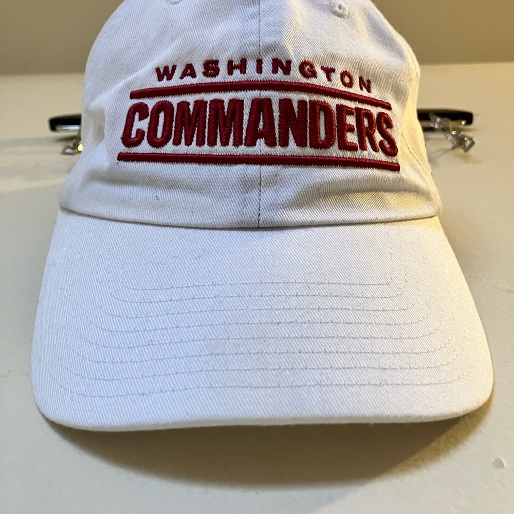 47 Brand Washington Commanders White Clean Up Cap